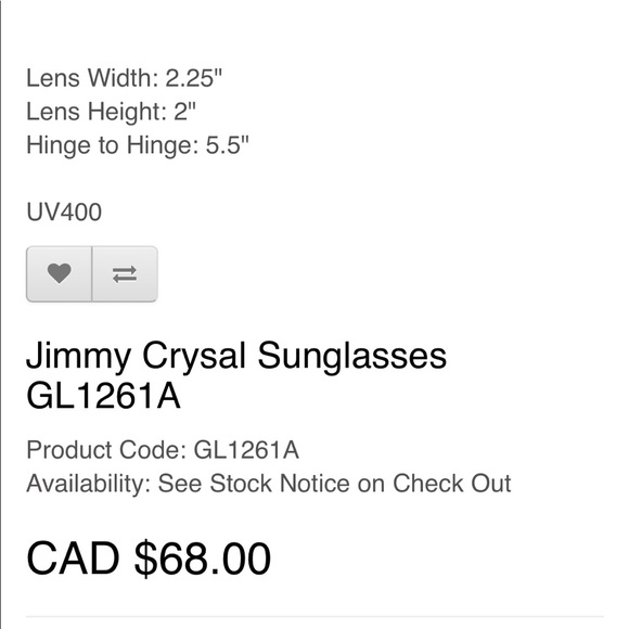 Jimmy crystal with Swarovski crystals sunglasses - Picture 5 of 5